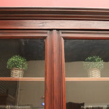 Load image into Gallery viewer, x SOLD Antique English Walnut Secretaire Bookcase, Antique Bookcase Bureau Desk B10999