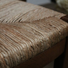 Load image into Gallery viewer, x SOLD Ten Antique French Dining Chairs, Ladder Back Kitchen Chairs with Rush Seats B10944