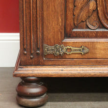 Load image into Gallery viewer, x SOLD Antique French China Cabinet, French Oak and Glass Display Cabinet Bookcase B10295