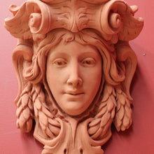Load image into Gallery viewer, x SOLD Pair of Art Nouveau French Wall Consoles or Cornice Pieces, Female Wall Sconces. B9996