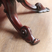 Load image into Gallery viewer, x SOLD Antique English Coffee Table, Victorian Single Pedestal Four Leg Coffee Table B11056