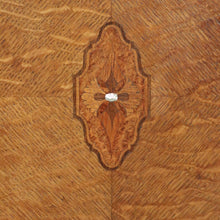 Load image into Gallery viewer, x SOLD Double Bed, Antique French Oak and Gilt Brass Bed, Tunbridge Ware, Slats incl. B10466