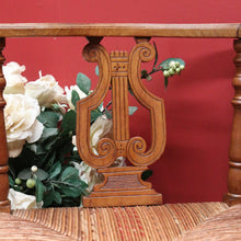 Load image into Gallery viewer, x SOLD Antique French Corner Chair Oak and Rush Seat Music Chair Bedroom Chair Armchair B10749