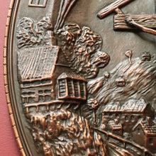 Load image into Gallery viewer, x SOLD Large Copper Hanging Plaque Of Christ, 3D Copper Religious Home Blessing Plate B10819