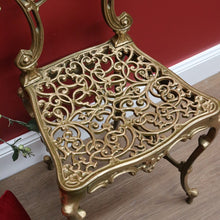 Load image into Gallery viewer, x SOLD Vintage Italian Gilt Dressing Chair, Dressing Table, Hall Bedroom Chair, Cushion B10538