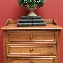 Load image into Gallery viewer, x SOLD Antique French Chest of Drawers 3 Drawer Lamp Table, Bedside Cabinet Side Table B10686