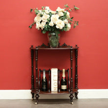Load image into Gallery viewer, x SOLD Antique Music Canterbury, English Burr Walnut Book Stand, Magazine Holder Rack. B8737