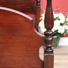 Load image into Gallery viewer, x SOLD Antique Australian Cedar Single Carved Bed, Head, Foot and rails B10733