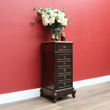 Load image into Gallery viewer, x SOLD Antique French Walnut and Marble Top Lamp Cabinet, Hall Cupboard, Bedside Table B10645