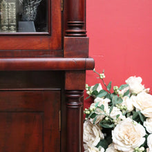 Load image into Gallery viewer, x SOLD Antique English Mahogany Bookcase, 2 Section Bookcase with Cabinet Below. B10383