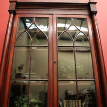Load image into Gallery viewer, x SOLD Antique English Mahogany Bookcase, 2 Section Bookcase with Cabinet Below. B10383