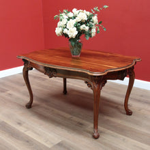 Load image into Gallery viewer, x SOLD Antique French Rosewood Dining Table, Gilt Brass Trim Kitchen Table Centre Table B10649
