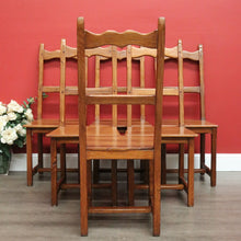 Load image into Gallery viewer, x SOLD Set of 6 Dining Chairs, Antique French Country Farmhouse Dining Kitchen Chairs B10483