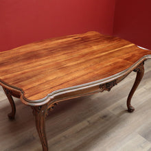 Load image into Gallery viewer, x SOLD Antique French Rosewood Dining Table, Gilt Brass Trim Kitchen Table Centre Table B10649