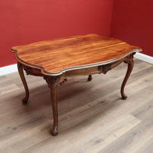 Load image into Gallery viewer, x SOLD Antique French Rosewood Dining Table, Gilt Brass Trim Kitchen Table Centre Table B10649