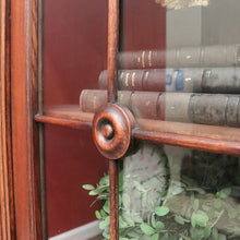 Load image into Gallery viewer, x SOLD Antique French China Cabinet, French Oak and Glass Display Cabinet Bookcase B10295
