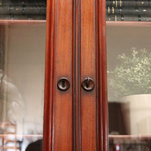 Load image into Gallery viewer, x SOLD Antique Walnut 2 Door China Cabinet, Hall Cupboard, Bookcase with Drawer to Base B10970