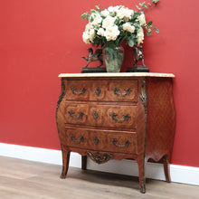 Load image into Gallery viewer, x SOLD Antique French Chest of Drawers, French Walnut, Marble Hall Cabinet Foyer Table B10549