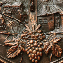 Load image into Gallery viewer, x SOLD Large Copper Hanging Plaque Of Christ, 3D Copper Religious Home Blessing Plate B10819