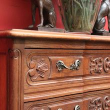 Load image into Gallery viewer, x SOLD Vintage French Oak Chest of Drawers, Hall Cabinet Bedside Table, Foyer Cupboard B10199