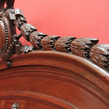Load image into Gallery viewer, x SOLD Antique French Walnut and Cane Insert Double Bed. Antique French Bed with Slats B10844`
