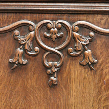 Load image into Gallery viewer, x SOLD Antique French Oak Bookcase, Bevelled Glass Single Door Display or China Cabinet B10658