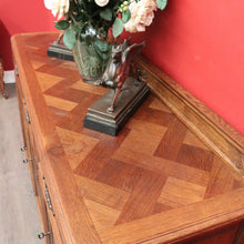Load image into Gallery viewer, x SOLD Antique French Oak Sideboard, French 3 Door 3 Drawer Sideboard Cabinet Cupboard B10318