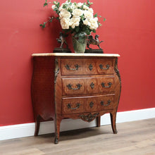 Load image into Gallery viewer, x SOLD Antique French Chest of Drawers, French Walnut, Marble Hall Cabinet Foyer Table B10549