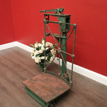 Load image into Gallery viewer, x SOLD Antique Railway Luggage Scales, Bowrey Bros Brothers Sydney Antique Scales. B10291