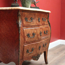 Load image into Gallery viewer, x SOLD Antique French Chest of Drawers, French Walnut, Marble Hall Cabinet Foyer Table B10549