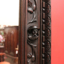 Load image into Gallery viewer, x SOLD Mirror, Antique French Brittany Wall Mirror, Vanity Hall Mirror in Oak Timbers B10543