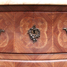 Load image into Gallery viewer, x SOLD Antique French Chest of Drawers, French Walnut, Marble Hall Cabinet Foyer Table B10549