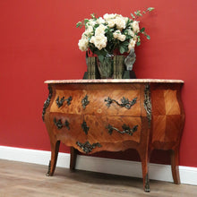 Load image into Gallery viewer, x SOLD Antique French Chest of Drawers, Marble Top Hall Cabinet Sideboard with 2 Drawer B10553
