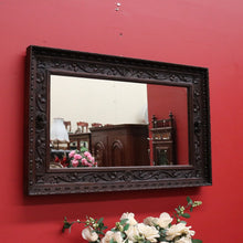 Load image into Gallery viewer, x SOLD Mirror, Antique French Brittany Wall Mirror, Vanity Hall Mirror in Oak Timbers B10543