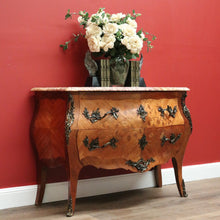 Load image into Gallery viewer, x SOLD Antique French Chest of Drawers, Marble Top Hall Cabinet Sideboard with 2 Drawer B10553