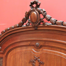 Load image into Gallery viewer, x SOLD Antique French Walnut and Cane Insert Double Bed. Antique French Bed with Slats B10844`