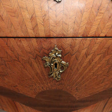 Load image into Gallery viewer, x SOLD Antique French Chest of Drawers, Marble Top Hall Table with 2 Sunray Drawers B11198