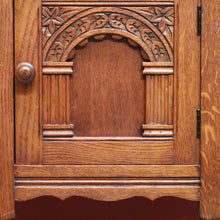 Load image into Gallery viewer, x SOLD Vintage French Side Cabinet, Hall Cupboard, Trapeze Shaped Wine or Lamp Table B10809