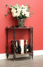 Load image into Gallery viewer, x SOLD Antique Music Canterbury, English Burr Walnut Book Stand, Magazine Holder Rack. B8737