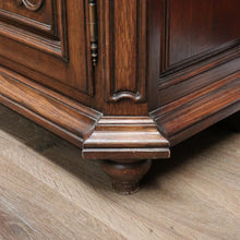 Load image into Gallery viewer, x SOLD Antique French Oak Bookcase, Bevelled Glass Single Door Display or China Cabinet B10658