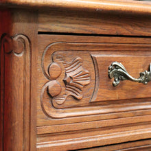 Load image into Gallery viewer, x SOLD Vintage French Oak Chest of Drawers, Hall Cabinet Bedside Table, Foyer Cupboard B10199