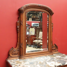 Load image into Gallery viewer, x SOLD Antique French Chest of Drawers Mirror Back Dressing Table, Antique Hall Cabinet B10822