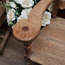 Load image into Gallery viewer, x SOLD Pair Antique French Oak Armchairs, Arm Chairs, Hall Chairs Dining Table Carvers B11199