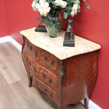 Load image into Gallery viewer, x SOLD Antique French Chest of Drawers, French Walnut, Marble Hall Cabinet Foyer Table B10549