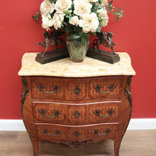 Load image into Gallery viewer, x SOLD Antique French Chest of Drawers, French Walnut, Marble Hall Cabinet Foyer Table B10549