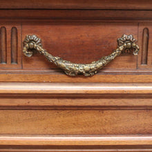 Load image into Gallery viewer, x SOLD Antique Walnut Bookcase, French China Cabinet 2 Height Sideboard Buffet Cabinet B10456