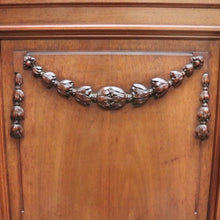 Load image into Gallery viewer, x SOLD Antique Walnut Bookcase, French China Cabinet 2 Height Sideboard Buffet Cabinet B10456