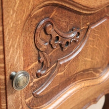 Load image into Gallery viewer, A pair of French Oak Lamp Tables, Side Tables, Bedside Tables. Two hall Cabinets B10920