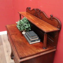 Load image into Gallery viewer, x SOLD Antique English Mahogany Secretaire Sideboard, 6 Drawer Office Desk Chiffonier B11037