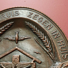 Load image into Gallery viewer, x SOLD Large Copper Hanging Plaque Of Christ, 3D Copper Religious Home Blessing Plate B10819